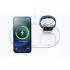 Mcdodo CH-7062 3 in1 / 15W Multiple Magsafe TWS Headphones / Watch Clock and Phone Charging Unit - White